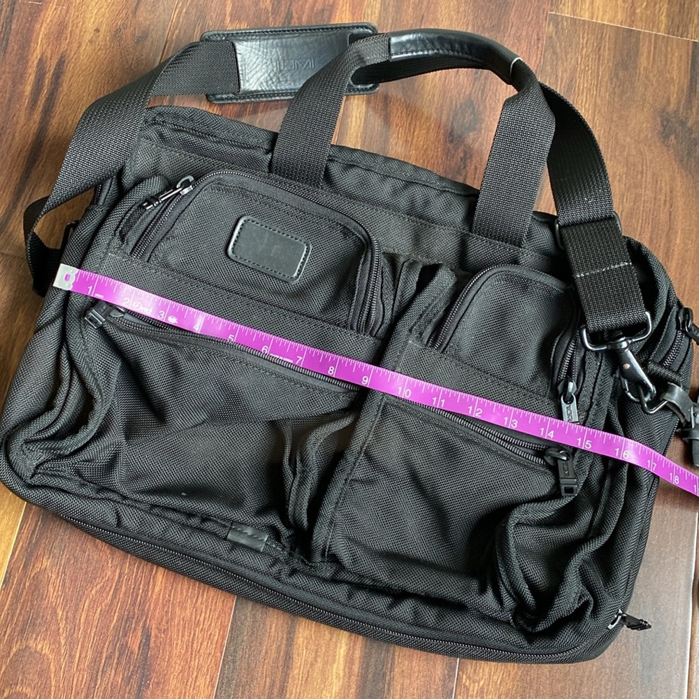 Tumi Ballistic Briefcase Soft Sided Bag - Picture 10 of 11